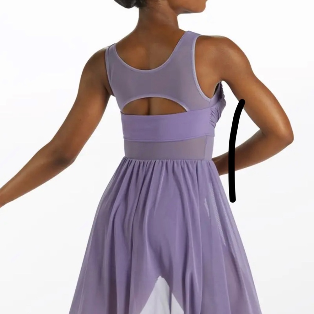 Balera Mesh Wrap Dress- Wisteria